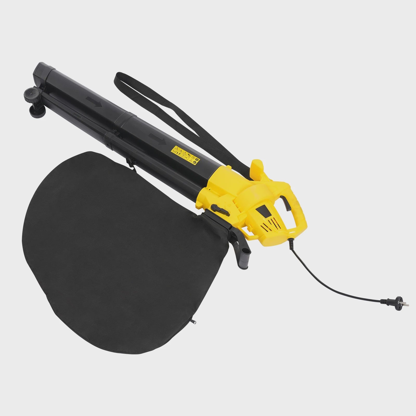 Elektrische Bladblazer en -zuiger 3000W, 466 CFM, met 35L Opvangzak en Geleidewielen