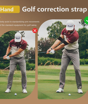 Golf Swing Armband: Elastische Houding Corrector & Trainingshulp voor Mannen en Vrouwen