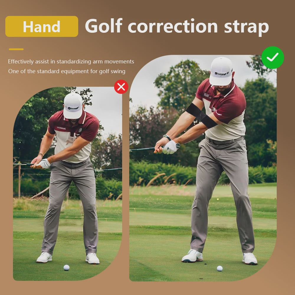 Golf Swing Armband: Elastische Houding Corrector & Trainingshulp voor Mannen en Vrouwen