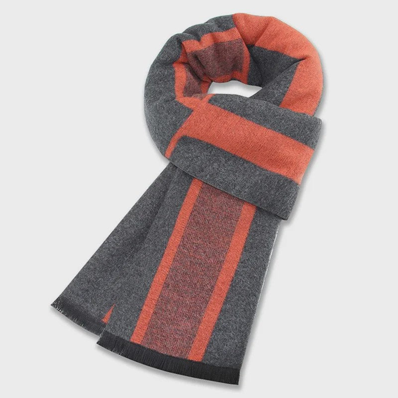 Luxe Wollen Plaid Sjaal voor Heren - Warm & Stijlvol