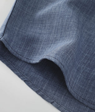 Casual Linnen Look Korte Mouw Shirt Heren - Zomerse Stijl