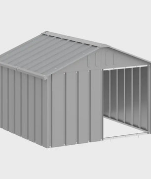 Robuuste Hondenhok van Verzinkt Staal - 116.5x103x81.5 cm - Grijs