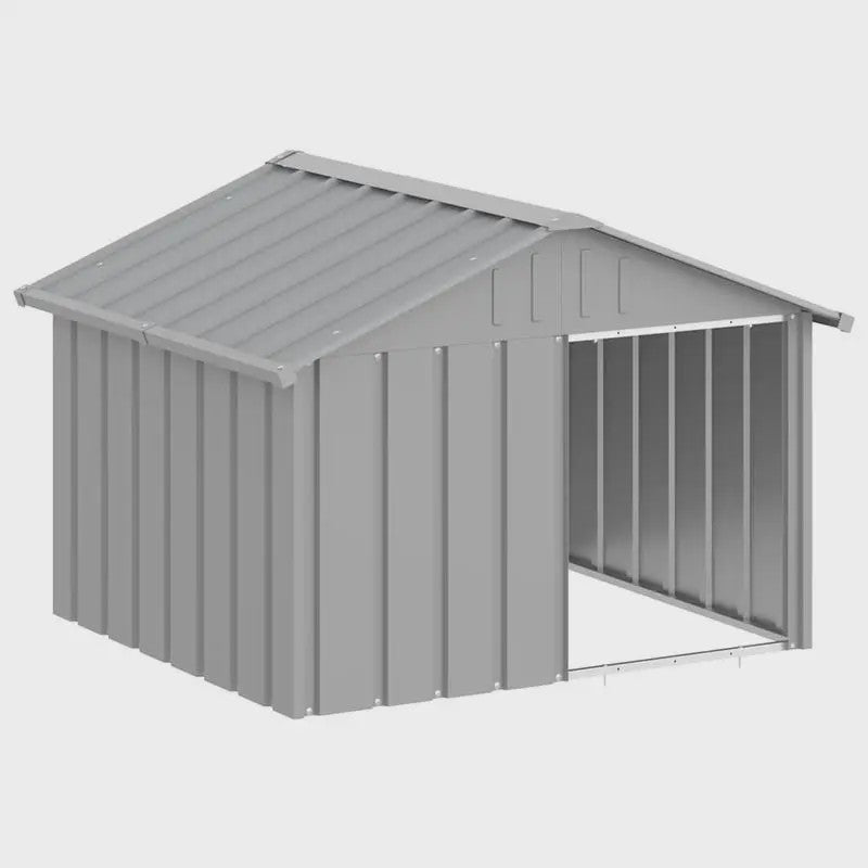 Robuuste Hondenhok van Verzinkt Staal - 116.5x103x81.5 cm - Grijs