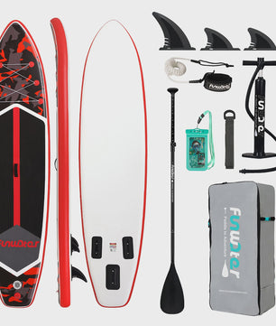 Opblaasbaar SUP Board 350cm - Extra Breed & Stabiel - 205kg Max Belasting - Voor Oceaan & Water Surfen