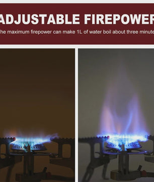 Compacte Camping Gasbrander 3500W - Opvouwbaar & Draagbaar voor Outdoor Avonturen