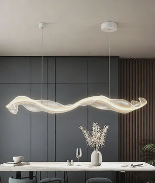 Moderne LED Plafondlamp Golvend Design - Hanglamp voor Woonkamer & Eetkamer
