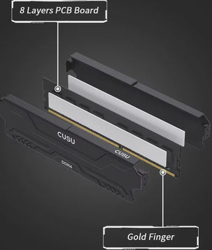 CUSU DDR4 RAM Geheugen Module 3200MHz UDIMM voor Desktop Moederborden