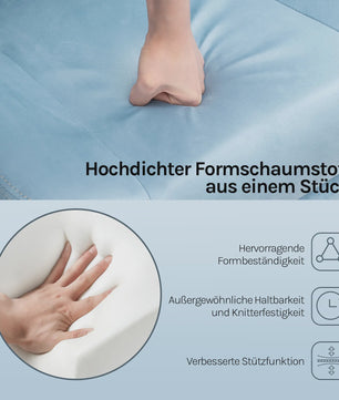WOLTU Ergonomische Gaming en Bureau Stoel met Verstelbare Armleuningen en Voetensteun