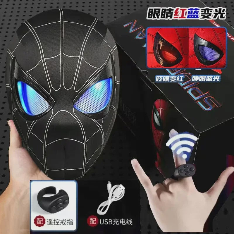 Miles Morales Spider-Man Masker met Bewegende Ogen - 1:1 Schaal Cosplay & Cadeau