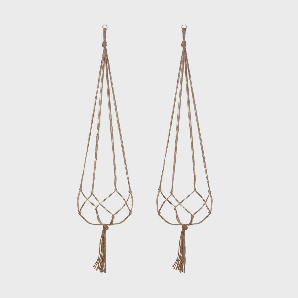 Macramé Plantenhanger - Decoratieve Hangmand voor Binnen & Buiten
