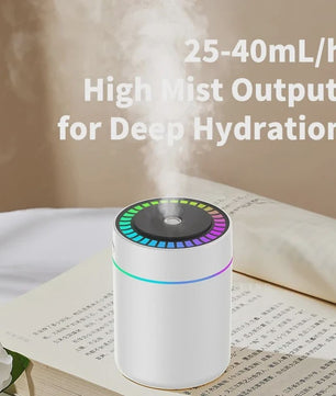 180ML Mini Luchtbevochtiger & Aroma Diffuser met USB en Sfeerverlichting - Ideaal voor Auto, Huis & Slaapkamer