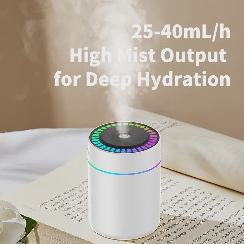 180ML Mini Luchtbevochtiger & Aroma Diffuser met USB en Sfeerverlichting - Ideaal voor Auto, Huis & Slaapkamer