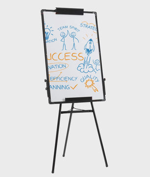 Flip-over Whiteboard Standaard 90x60cm - Verstelbaar & Magnetisch