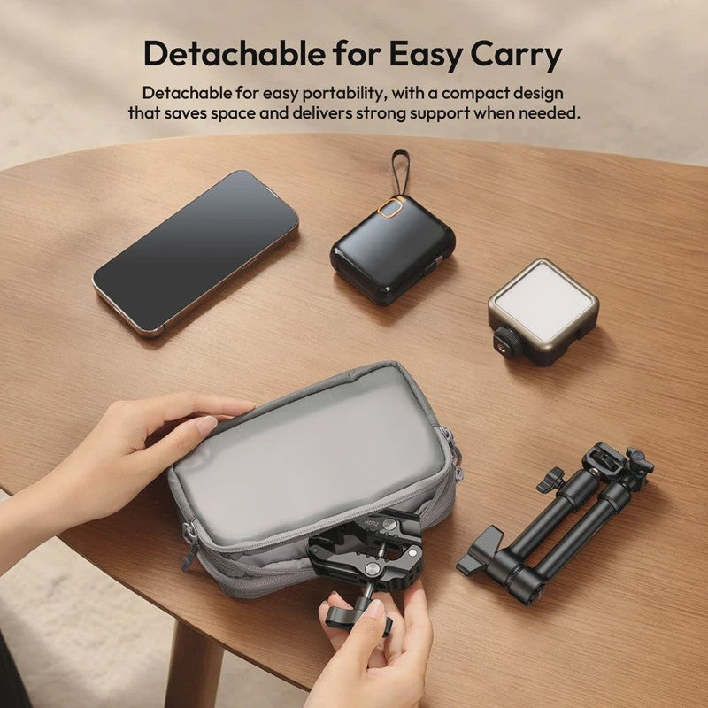 Ulanzi HD02 10-inch Magic Arm Kit met Kogelkop en Klem voor Camera, Livestreaming & Vlogs