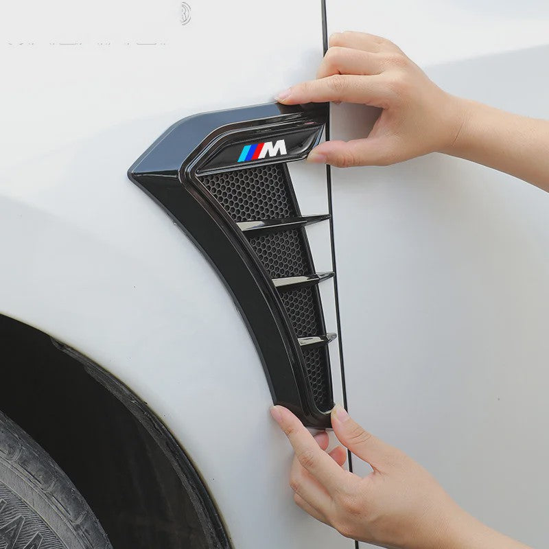 Decoratieve Zijfender Stickers voor BMW M Performance - Carbon & Piano Black