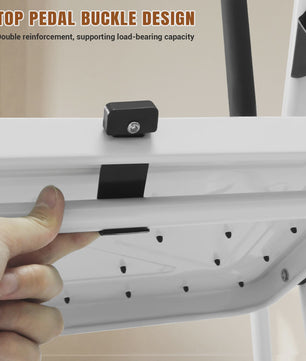 Opvouwbare ijzeren trap met handgrepen en antislip treden - Veilig en compact