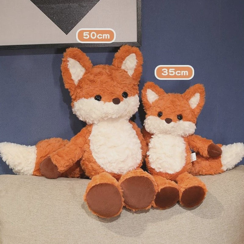 Schattig Pluche Vos Speelgoed - Zacht Knuffel Vos - Verkrijgbaar in 35cm en 50cm