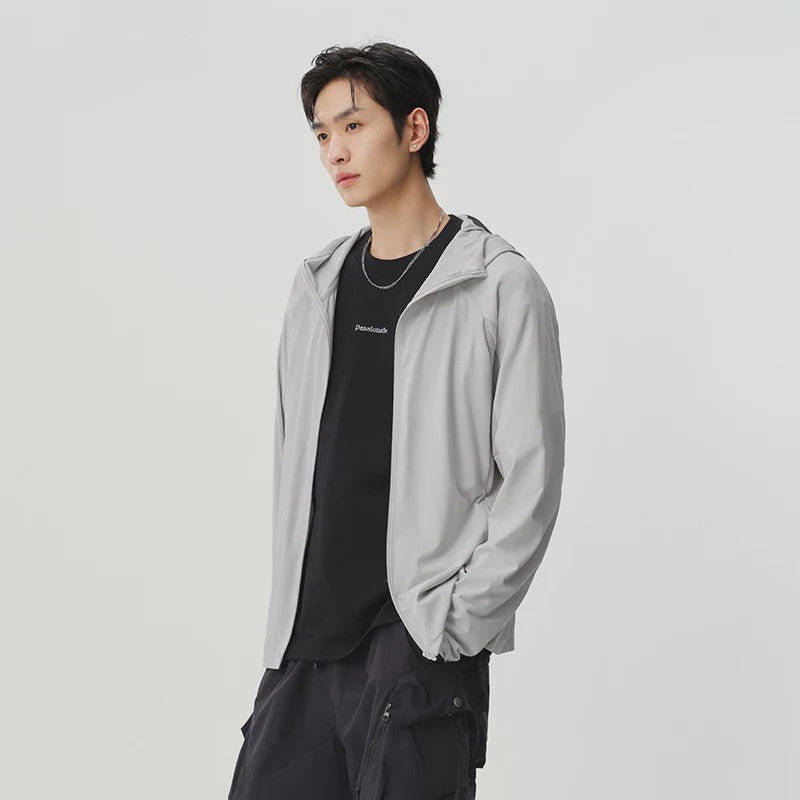 Semir Heren UV Bescherming Jas met Capuchon - Ademend & Comfortabel Zomer Outdoor Jack