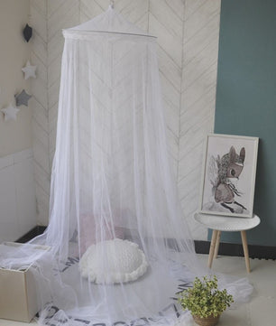 Elegante Hangende Klamboe Dome - Polyester Mesh voor Bed & Decoratie