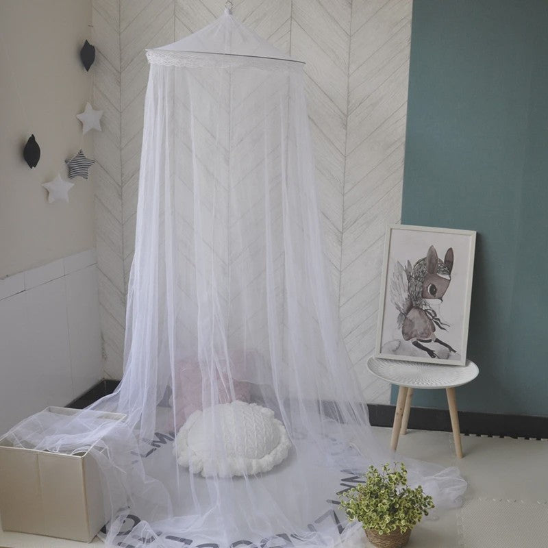 Elegante Hangende Klamboe Dome - Polyester Mesh voor Bed & Decoratie