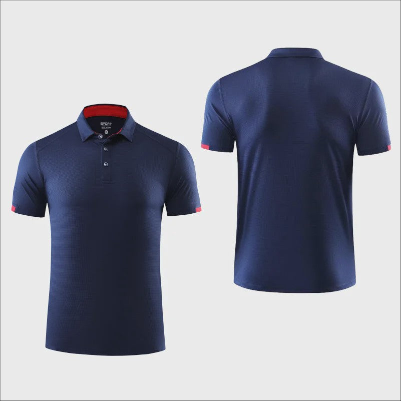 Ademend Sneldrogend Poloshirt met Korte Mouwen - Sport & Casual - 8 Kleuren