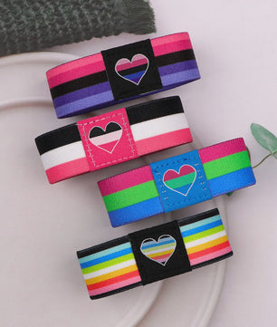 Pride Armband & Polsband - Elastisch & Stijlvol - Diverse Regenboog & LHBTI+ Vlag Designs