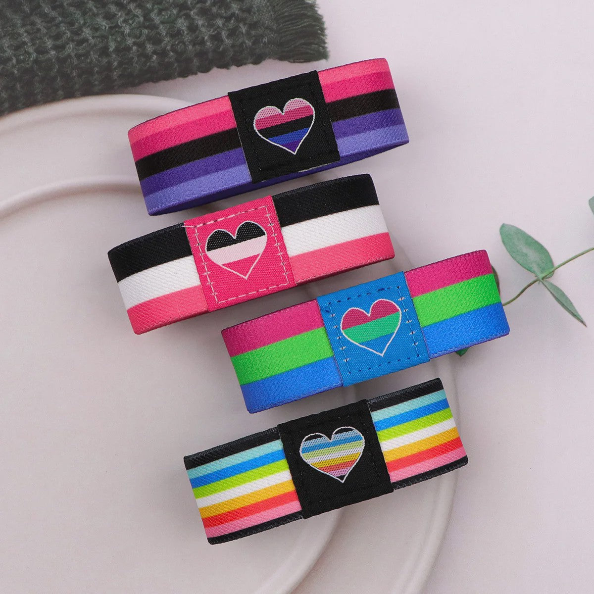 Pride Armband & Polsband - Elastisch & Stijlvol - Diverse Regenboog & LHBTI+ Vlag Designs