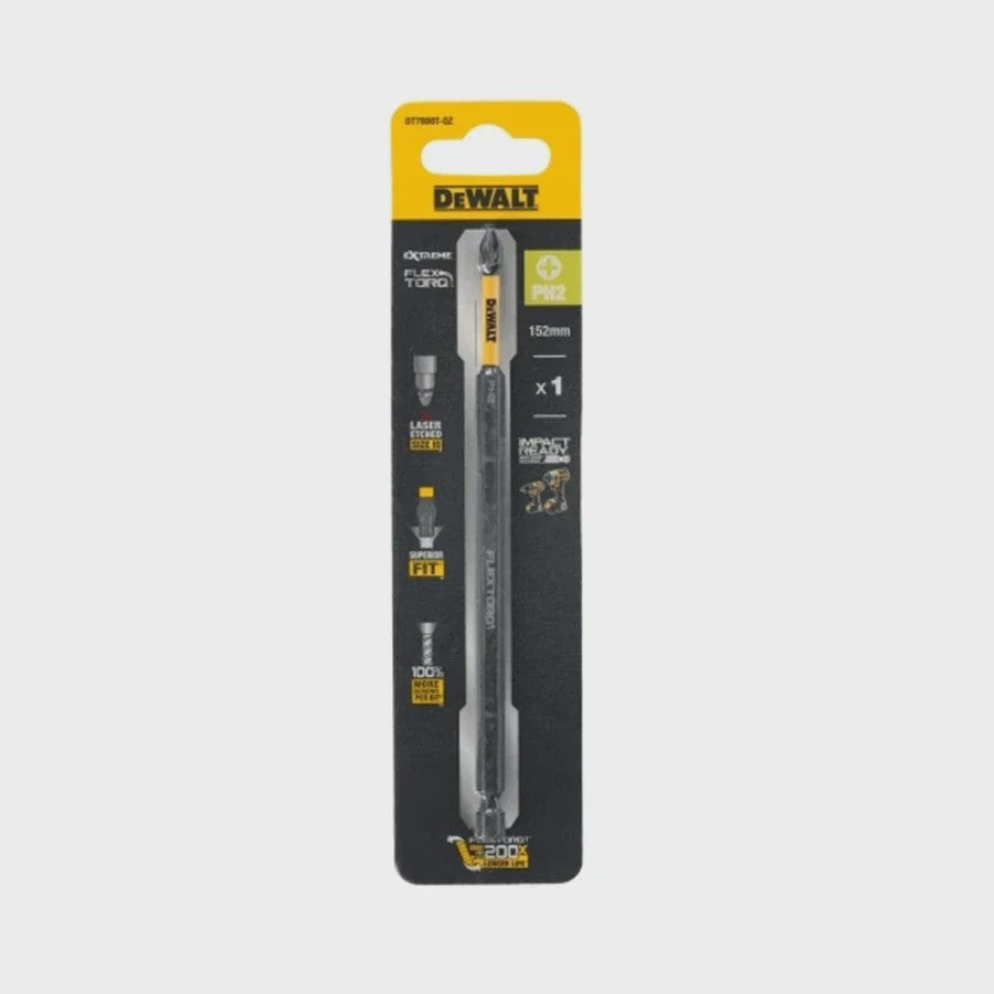 DEWALT PH2 152mm Impact Schroefbit - Hoge Hardheid & Versterkt