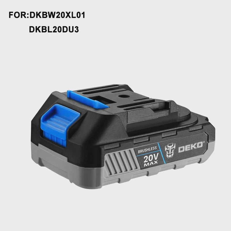 DEKO Lithium-Ion Accu Pack 12V, 16V, 20V voor Draadloze Boormachines