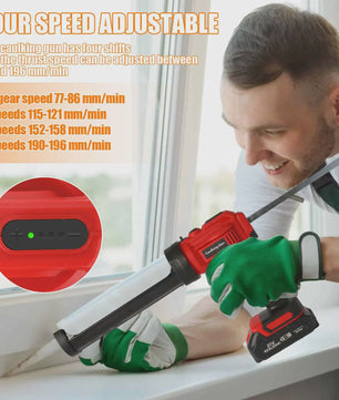 Accu Kitspuit 18V/20V met 4 snelheden, LED-licht en anti-druppelfunctie - 300ml