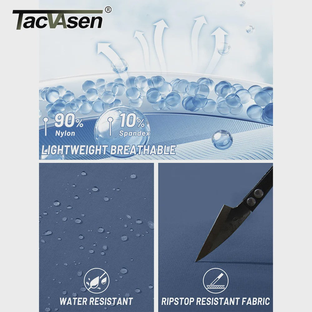 TACVASEN Heren Wandelbroek - Sneldrogend, Waterafstotend & Comfortabel