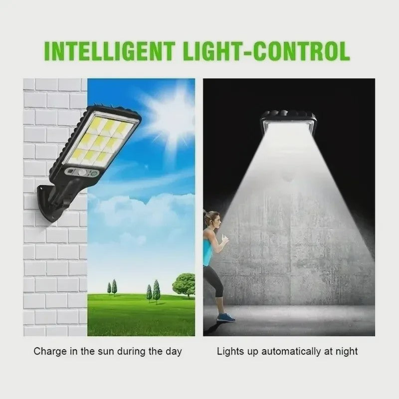 Solar Buitenlamp met Bewegingssensor - Waterdicht & 3 Modi