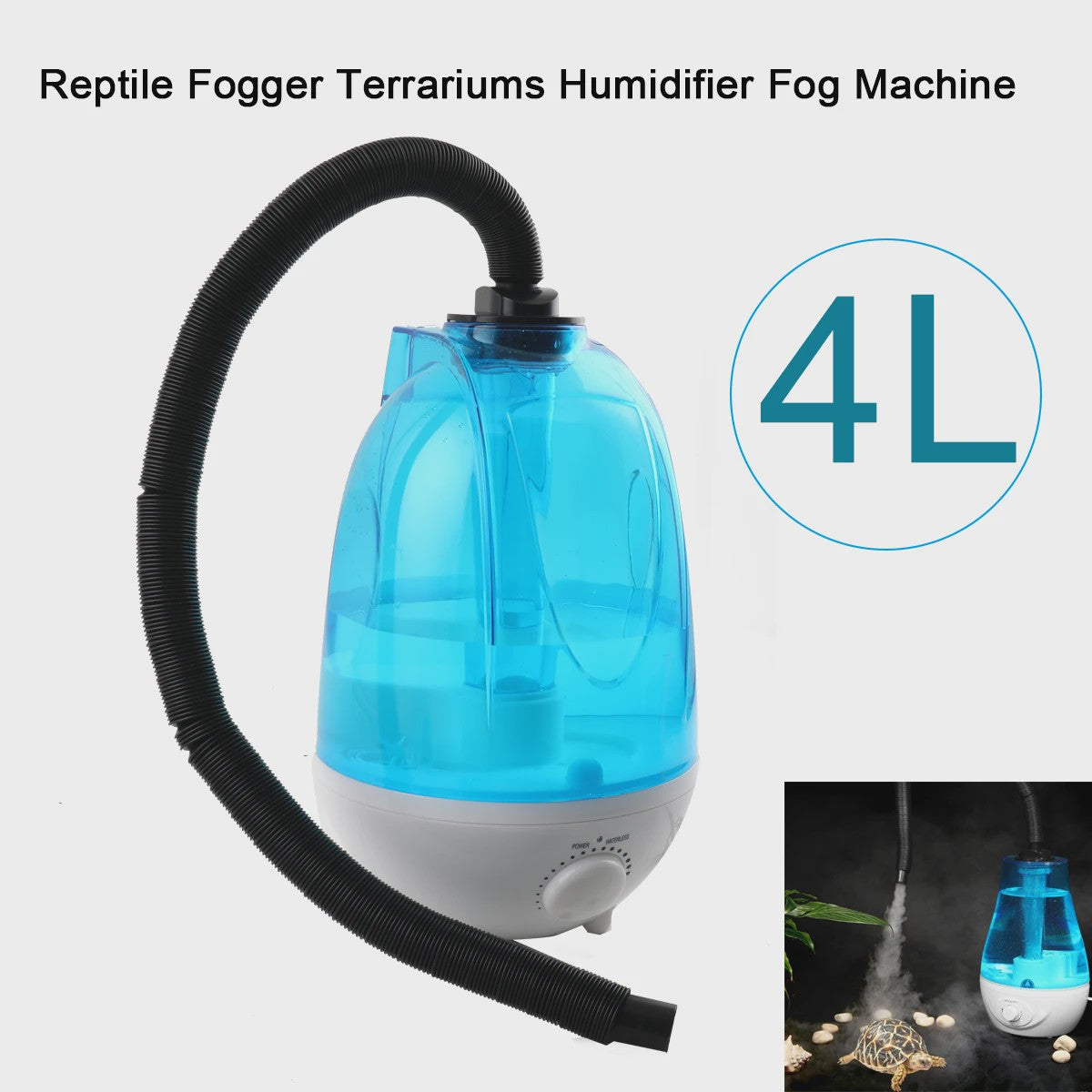 4L Reptielen Terrarium Luchtbevochtiger Vernevelaar met LED