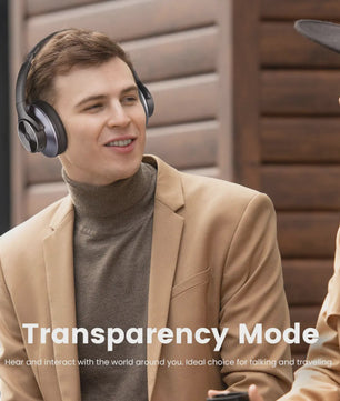 Oneodio A10 Draadloze Over-Ear Koptelefoon met Hybride ANC, Hi-Res Audio & 50u Batterijduur