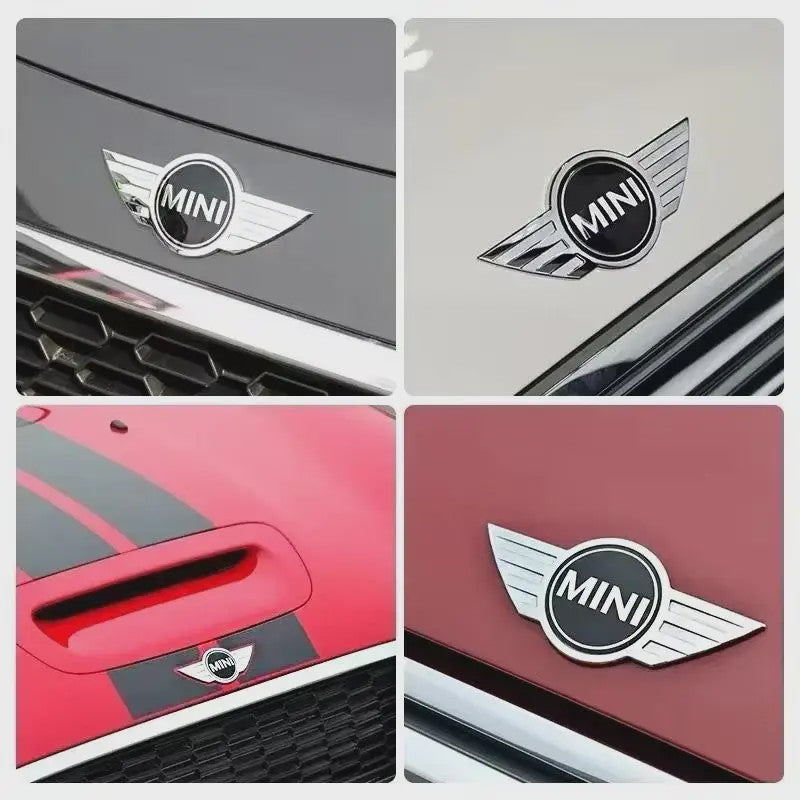 Metalen Mini Cooper Motorkap Badge - Decoratieve Embleem Sticker