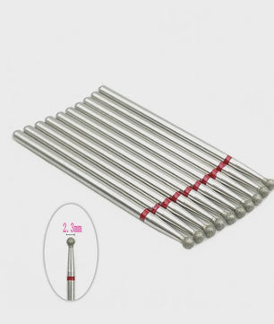 10x Diamant Freesbits Set - 2.35mm Schacht voor Tandheelkunde & Nagelstyling