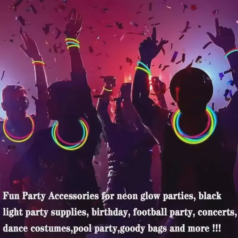 Glowsticks Multicolor 50/100 Stuks - Feestverlichting & Armbanden