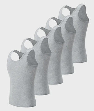 Heren Katoenen Tanktop - Comfortabele Fitness Vest met Ruime Maten