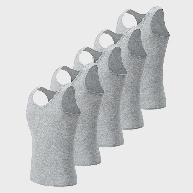 Heren Katoenen Tanktop - Comfortabele Fitness Vest met Ruime Maten