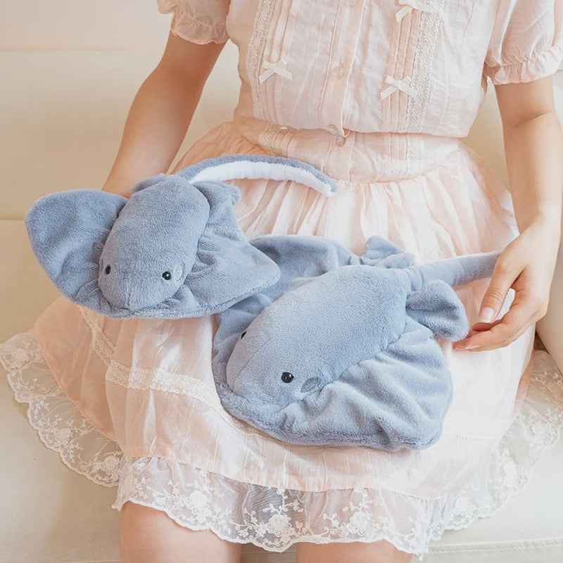 Kawaii Zee-Rog Knuffel - Zacht Pluche Speelgoed (35/42cm) - Perfect Cadeau