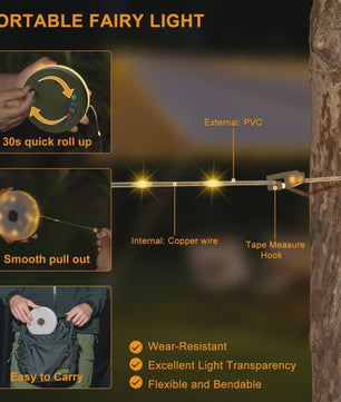 Draagbare LED Camping Lamp met Dimfunctie & SOS - Waterdicht IP64