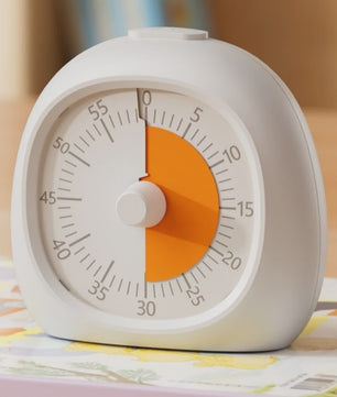 Visuele Timer 60 Minuten - Stille Tijdmanagement Hulp voor Kinderen & Keuken