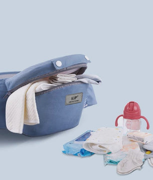 Ergonomische Baby Draagzak met Heupzitje - Multifunctioneel & Comfortabel