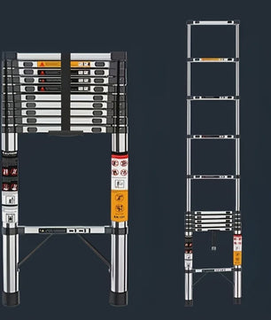 Telescopische Ladder RVS - 1.9m/2.7m/3.5m - Veilig & Multifunctioneel