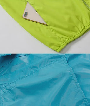 Unisex Winddichte & Waterdichte Outdoor Jas - Sneldrogend & UV-beschermend