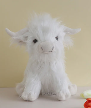 Schattige Highland Cow Pluche Knuffel - 25cm Zacht Speelgoed Koe voor Kinderen & Meisjes