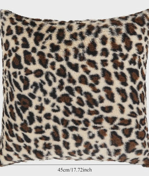 Luxe Kussenhoes Luipaardprint Fluweel - Zacht & Decoratief voor Sofa