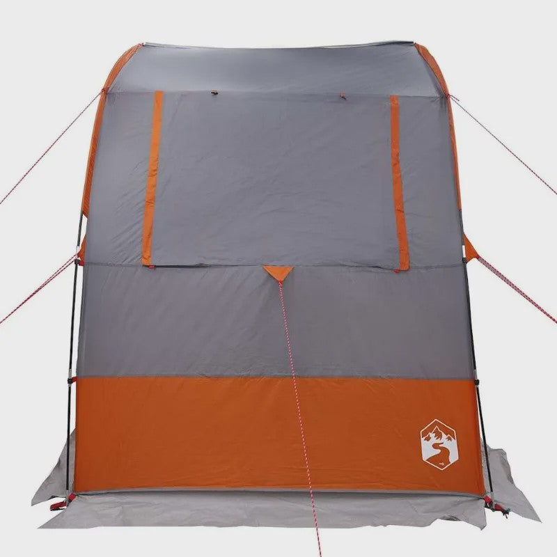 Grijze en Oranje Achterkleptent - 194 x 180 x 210 cm Taffeta