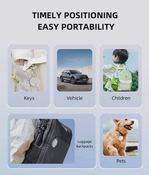 Slimme GPS Tracker Tag - Anti-diefstal & Verlies Locator voor Sleutels, Fietsen, Huisdieren & Meer