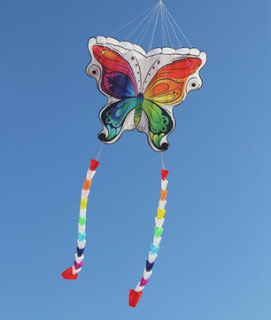 Grote Vlieger Vlinder - Kleurrijk Nylon Vliegplezier voor Volwassenen en Kinderen